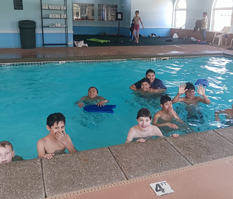 The students have been making a splash in their Water Smart class! 🌊 Students have been building confidence in the water while practicing important safety skills such as floating, breath control, treading water, and different swim strokes.