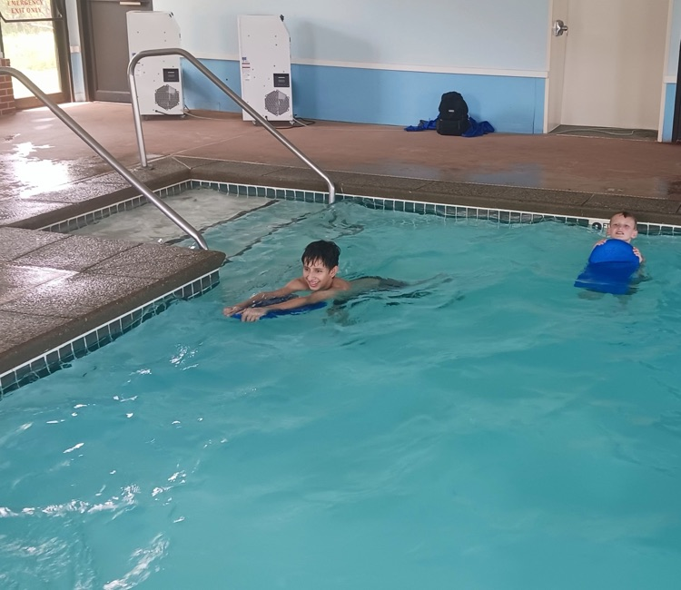 The students have been making a splash in their Water Smart class! 🌊 Students have been building confidence in the water while practicing important safety skills such as floating, breath control, treading water, and different swim strokes.