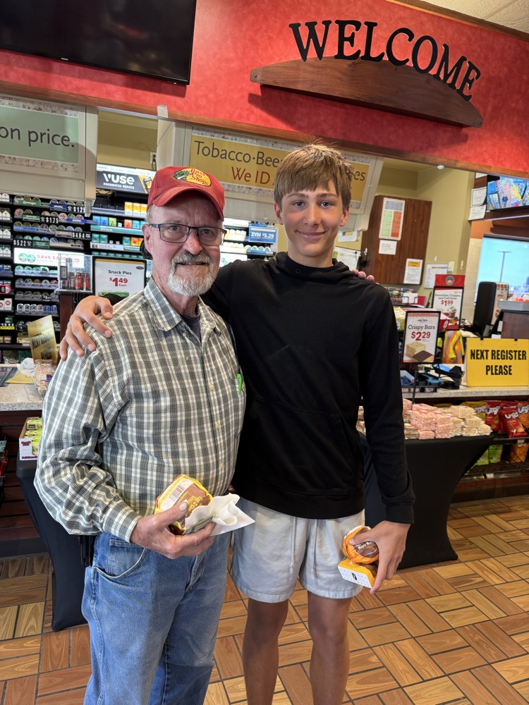 Students in the Shine Bright Like a Diamond endmester class went to McDonald’s and Kwik Star yesterday to make people’s day by gifting them with a few extra dollars.