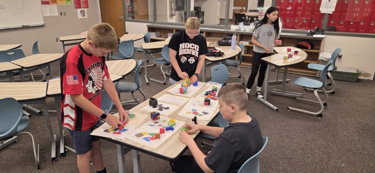 Students tested their engineering and problem solving skills in the Puzzle Cube Design Challenge endmester class.