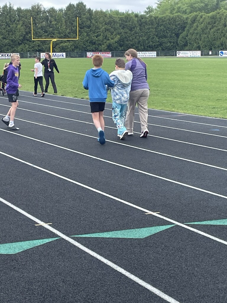 The Unity in Motion students planned their first inclusive field day for 5th - 8th grade students. They planned relays and activities for all students, with and without disabilities.