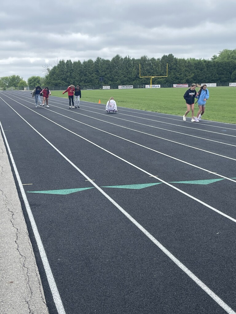 The Unity in Motion students planned their first inclusive field day for 5th - 8th grade students. They planned relays and activities for all students, with and without disabilities.