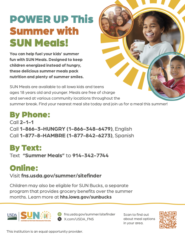 Where to find Summer Meals