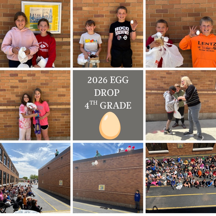Our fourth graders put their engineering and problem-solving skills to the test during our Egg Drop Challenge! Students designed and built creative contraptions to protect their eggs from a high fall.