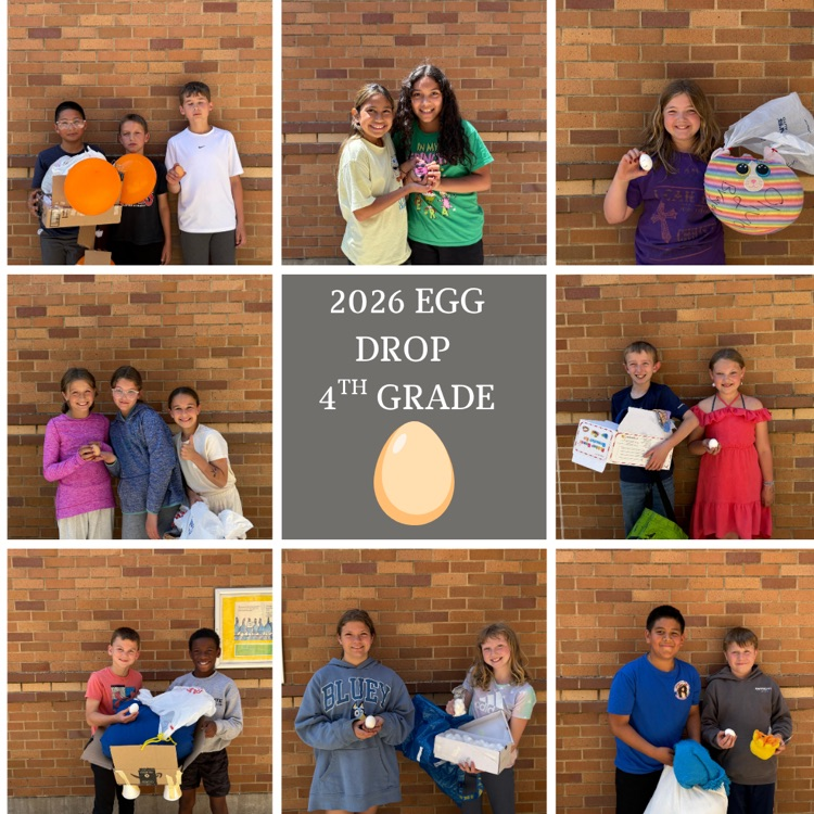 Our fourth graders put their engineering and problem-solving skills to the test during our Egg Drop Challenge! Students designed and built creative contraptions to protect their eggs from a high fall.