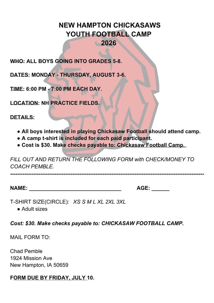 Chickasaw Activities