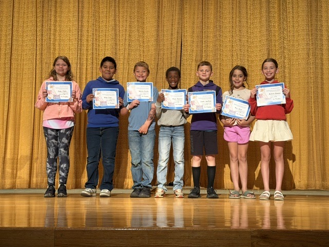 4th grade had their last quarter awards ceremony on the last day of school! Lots of awards were handed out to students across all subjects. 