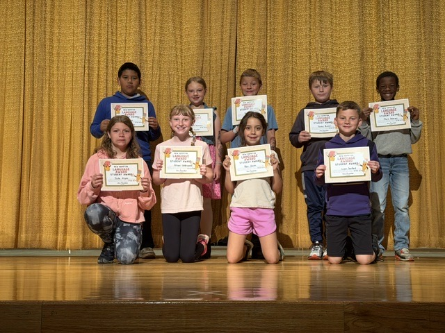 4th grade had their last quarter awards ceremony on the last day of school! Lots of awards were handed out to students across all subjects. 