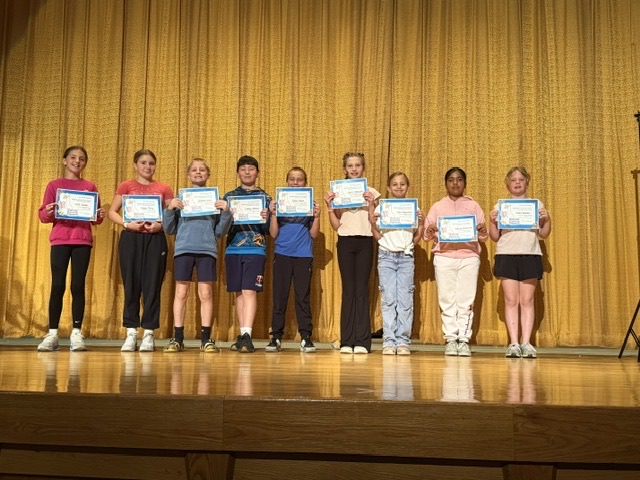 4th grade had their last quarter awards ceremony on the last day of school! Lots of awards were handed out to students across all subjects. 