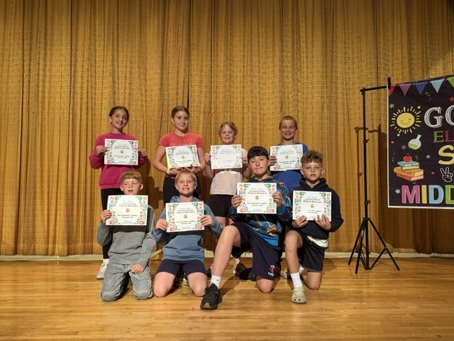 th grade had their last quarter awards ceremony on the last day of school! Lots of awards were handed out to students across all subjects. 