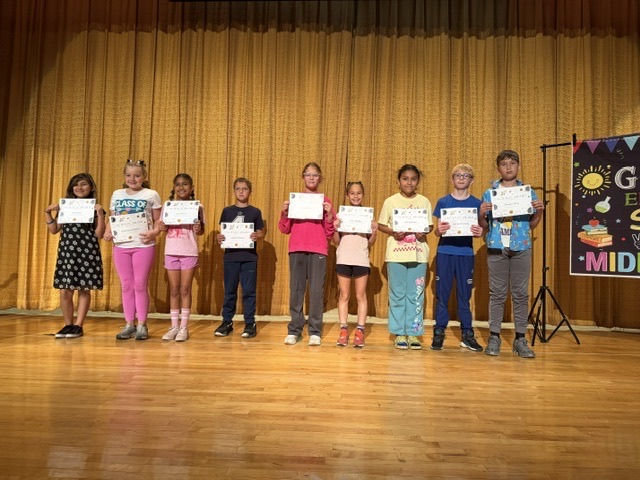 4th grade had their last quarter awards ceremony on the last day of school! Lots of awards were handed out to students across all subjects