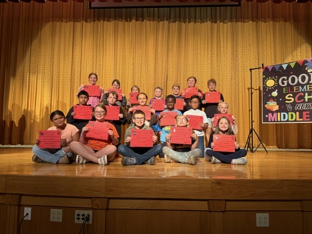4th grade had their last quarter awards ceremony on the last day of school! Lots of awards were handed out to students across all subjects.