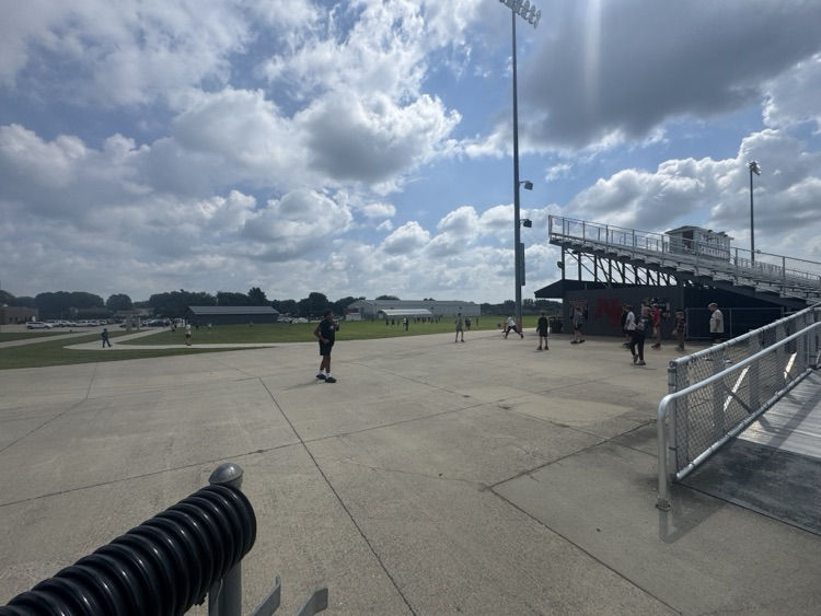 The first day is underway! Some of the middle schoolers got a chance to get outside and stretch their legs a bit!