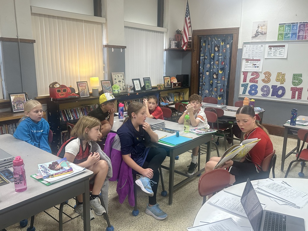 Celebrity Readers joined the 4th grade room today and shared the joy of reading with the 4th graders!