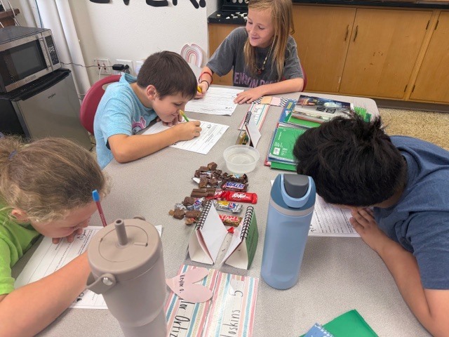 Your post is already very well written, engaging, and grammatically sound! Here is a polished version with one small style adjustment—spelling out "Fourth" at the beginning of the opening sentence (standard grammar rule for starting sentences with numbers): Fourth graders made the most of their day with a Candy Bar Lab! 🎉 Even with a 2-hour delay, our scientists were ready to investigate, explore, and learn. Students used the scientific method to ask questions, make predictions, test their hypotheses, observe their results, and draw conclusions. They had so much fun getting hands-on with science and seeing how their predictions compared to what actually happened! And, of course, every good scientist deserves a little treat at the end of an experiment! 😉🍬 A delayed start couldn’t slow down these curious minds! What a sweet way to spend the day! ❤️🍫🔬