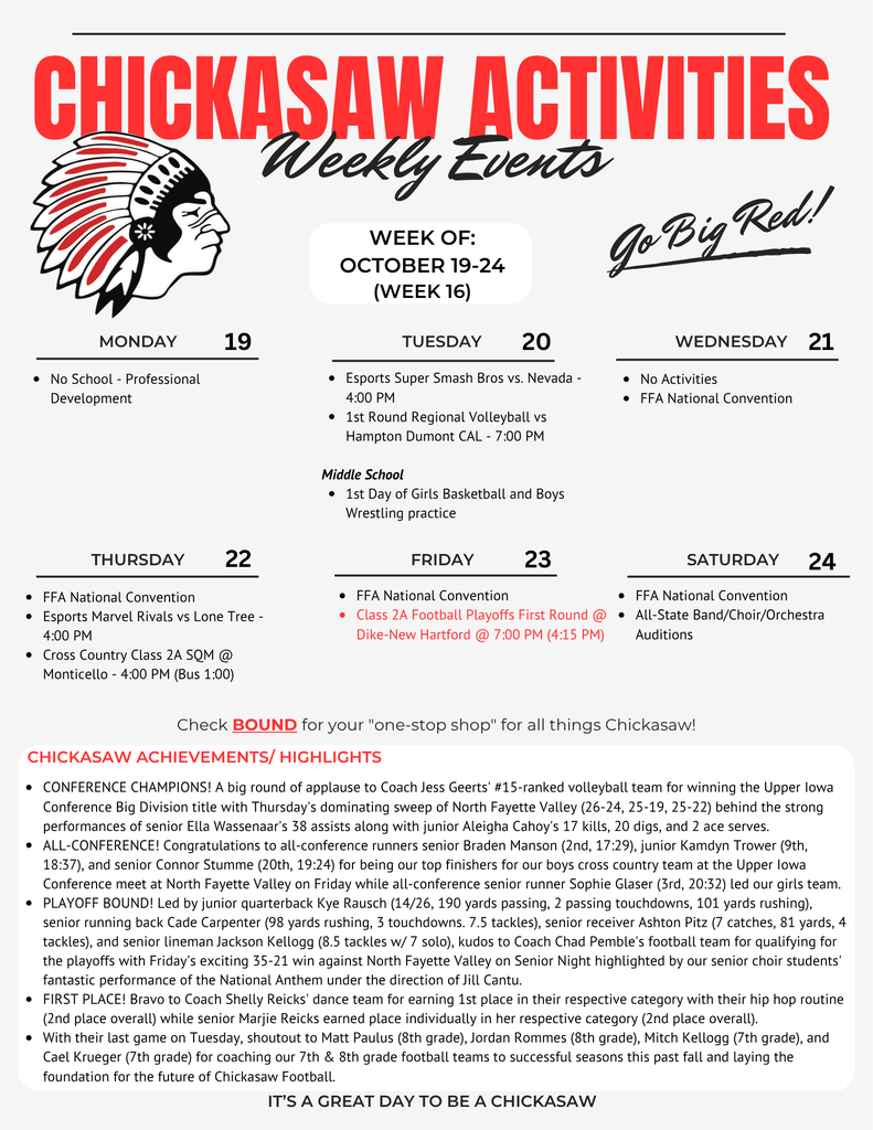 Chickasaw Activities