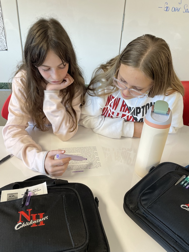 When 7th graders become the essay editors! Hunting for spelling, grammar, and punctuation mistakes like pros!\