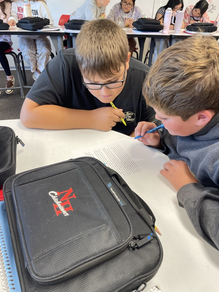 When 7th graders become the essay editors! Hunting for spelling, grammar, and punctuation mistakes like pros!