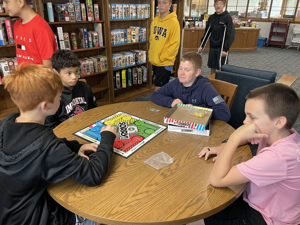 7th graders had the opportunity to walk to the library yesterday. Thank you Carrie for teaching us about all that the New Hampton Public Library has to offer! 