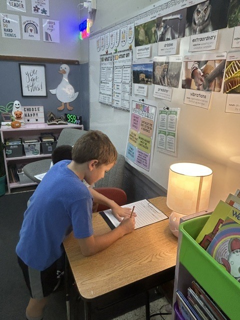 Our 4th graders were on the ball in literacy class as they tackled idioms with an active SCOOT game around the room! 🤩  Moving from station to station, students put their figurative language skills to the test to decode common expressions. We love seeing our learners put their best foot forward while having a blast! 👣💡  #LiteracyInAction #FourthGradeFun #FigurativeLanguage