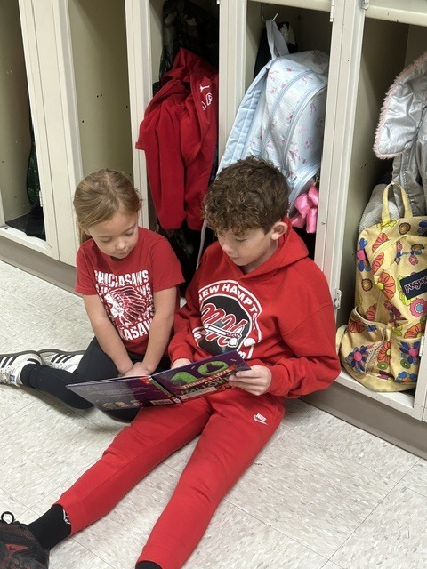 The 4th graders had a special opportunity during intervention to visit Mrs. Ollendieck’s 1st-grade class and share their reading skills! 📖✨  The 4th-grade readers have been working hard on reading with expression, fluency, and confidence, and reading to our first graders was a fun way to put those skills into practice! It was wonderful to see our older students sharing their love of reading with our younger learners. 🥰  Building strong readers and a love of books, one story at a time! 💙📚  #ReadersAreLeaders #ReadingWithExpression #LiteracyInAction