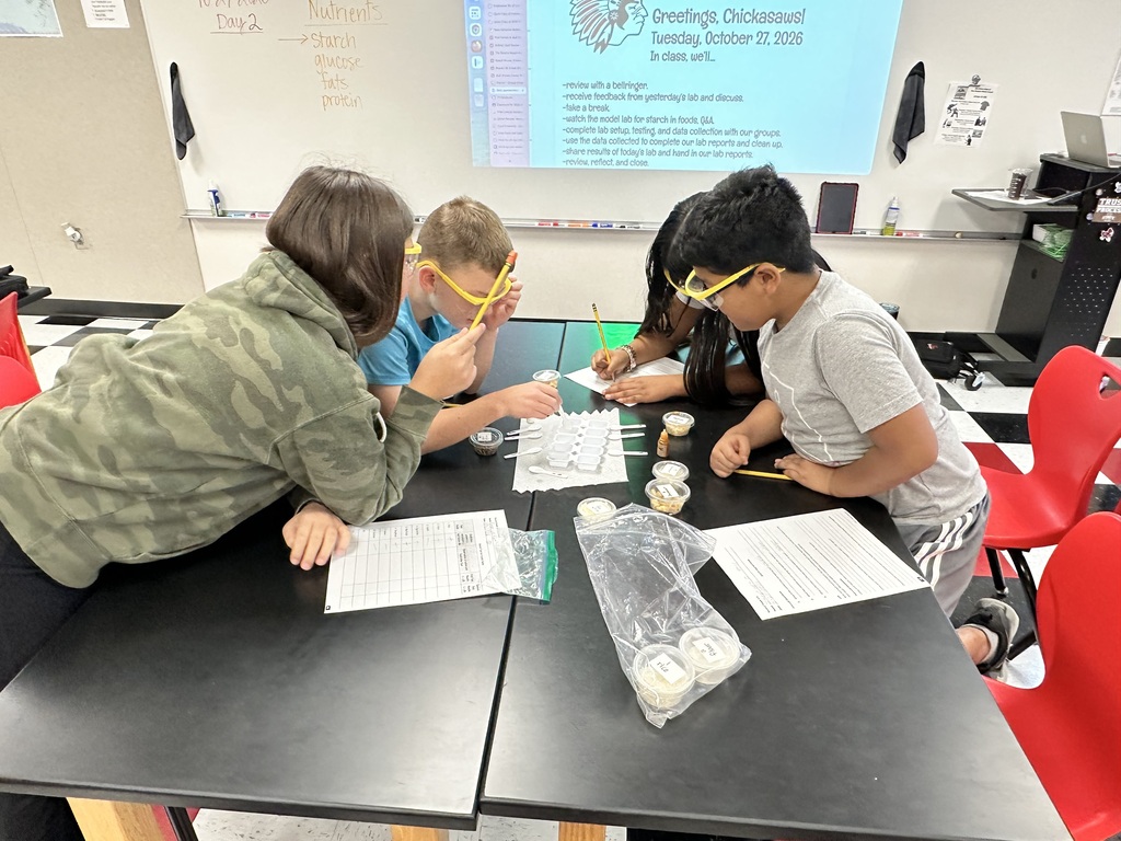 Block 2 in 5th grade science is testing foods for starch!