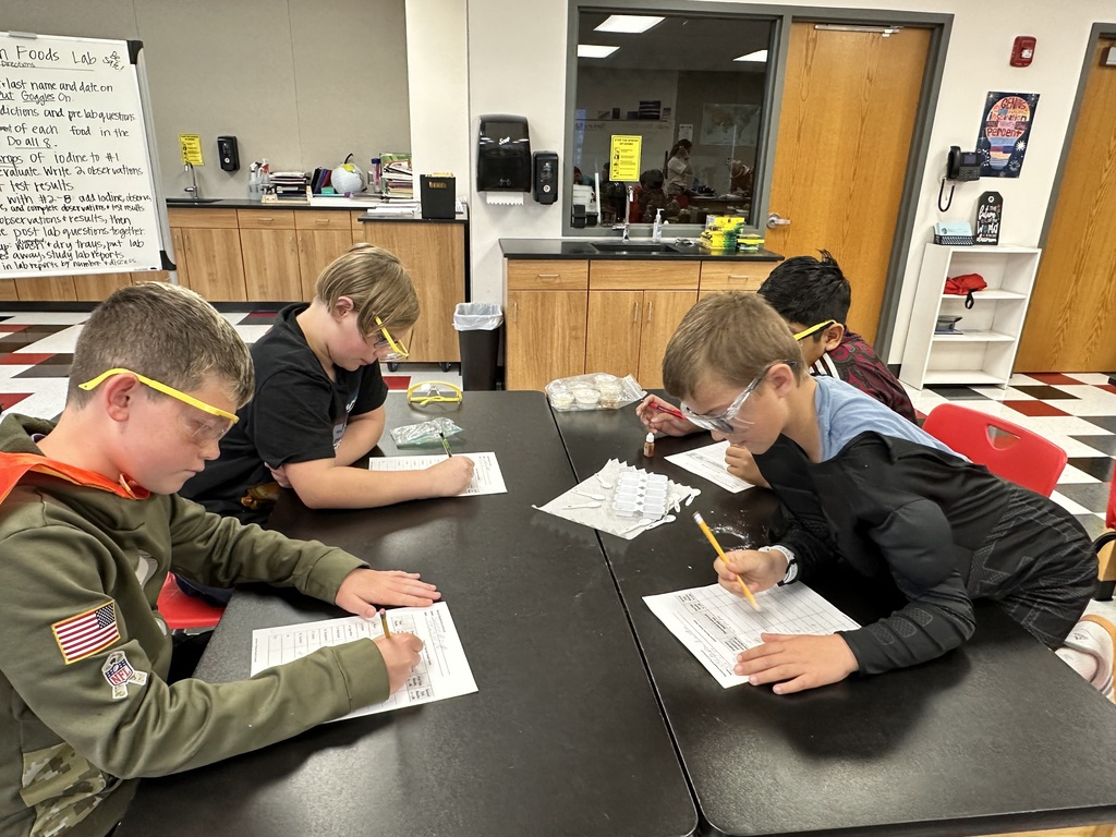 Block 2 in 5th grade science is testing foods for starch!
