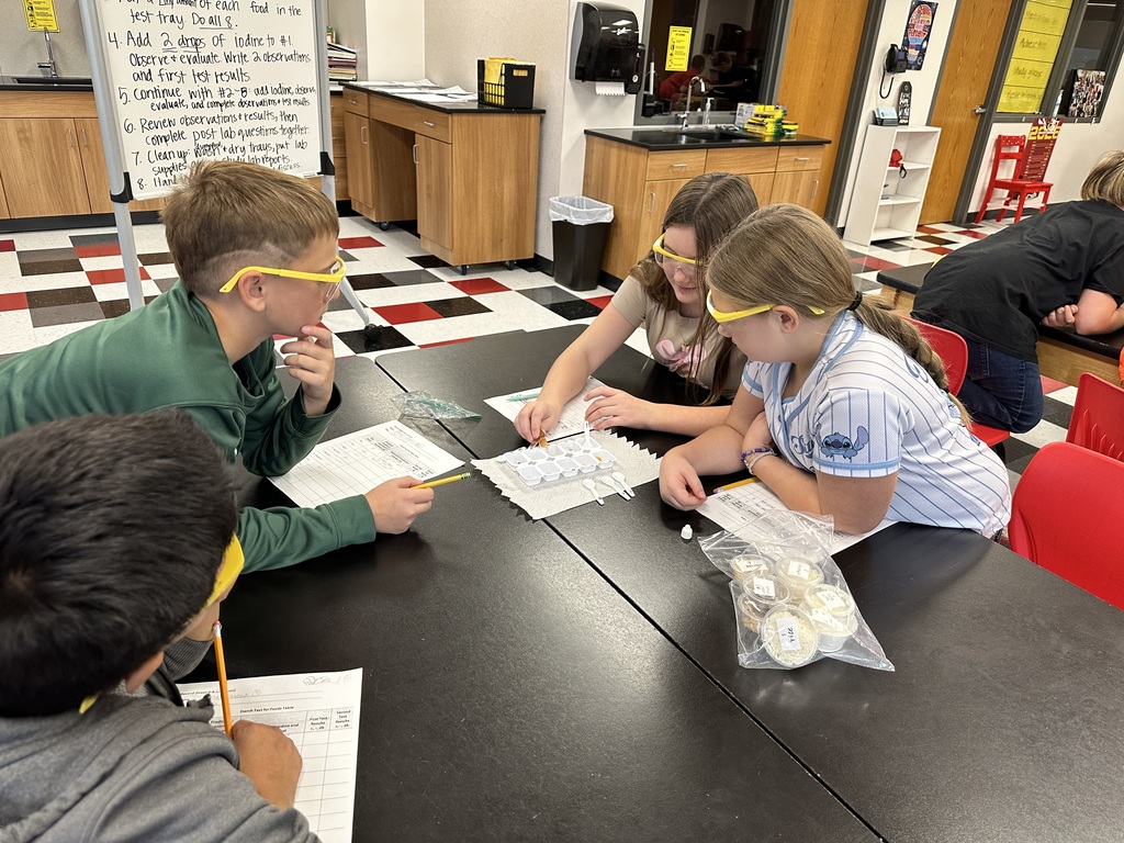 Block 2 in 5th grade science is testing foods for starch!