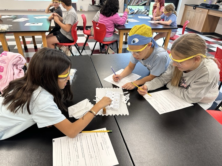 Take a look at 5th grade block 3 lab groups as they test foods for starch!