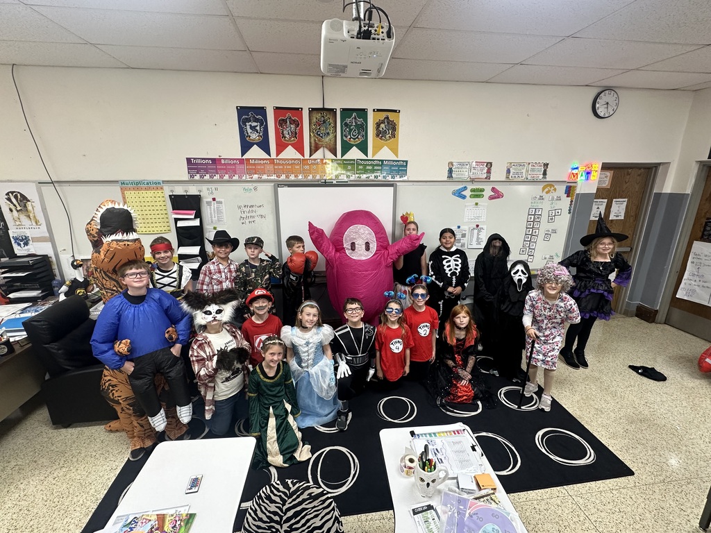 4th Graders got into the Halloween spirit today!