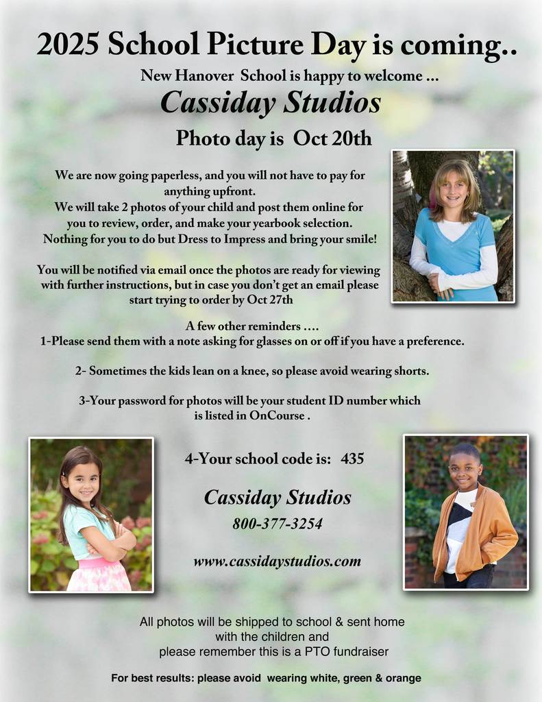 Picture Day Flyer
