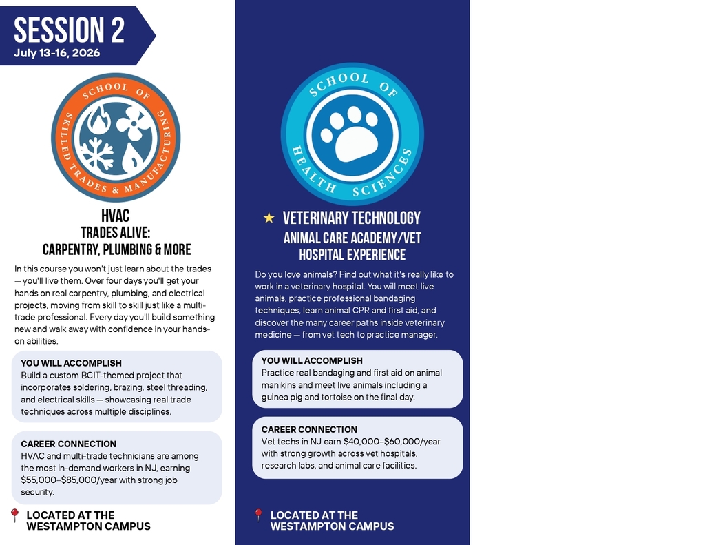 BCIT Spark Summer Brochure