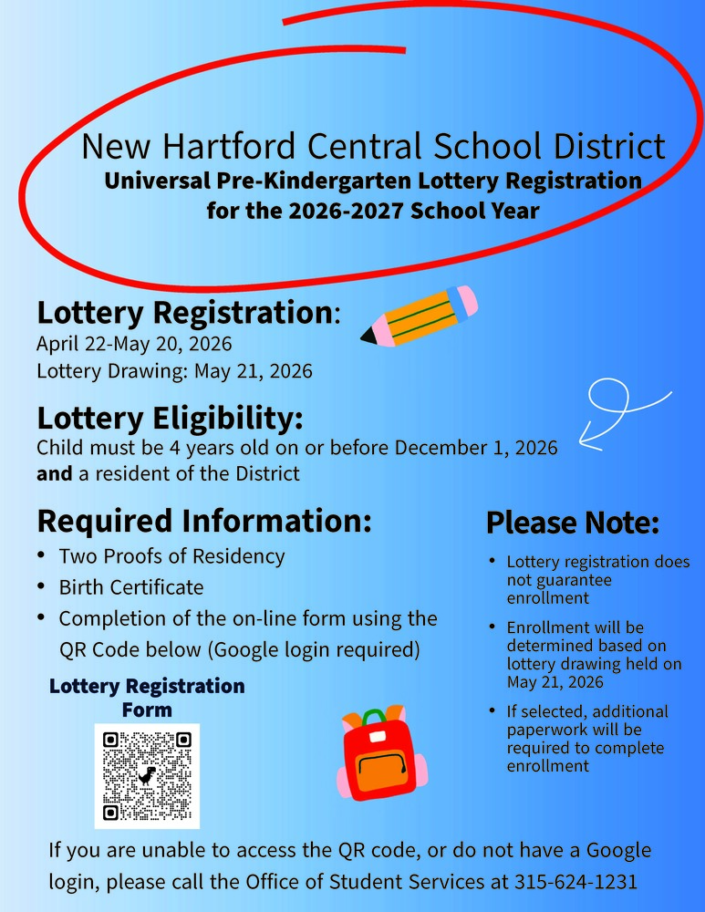Universal Pre-K Lottery Registration!!!