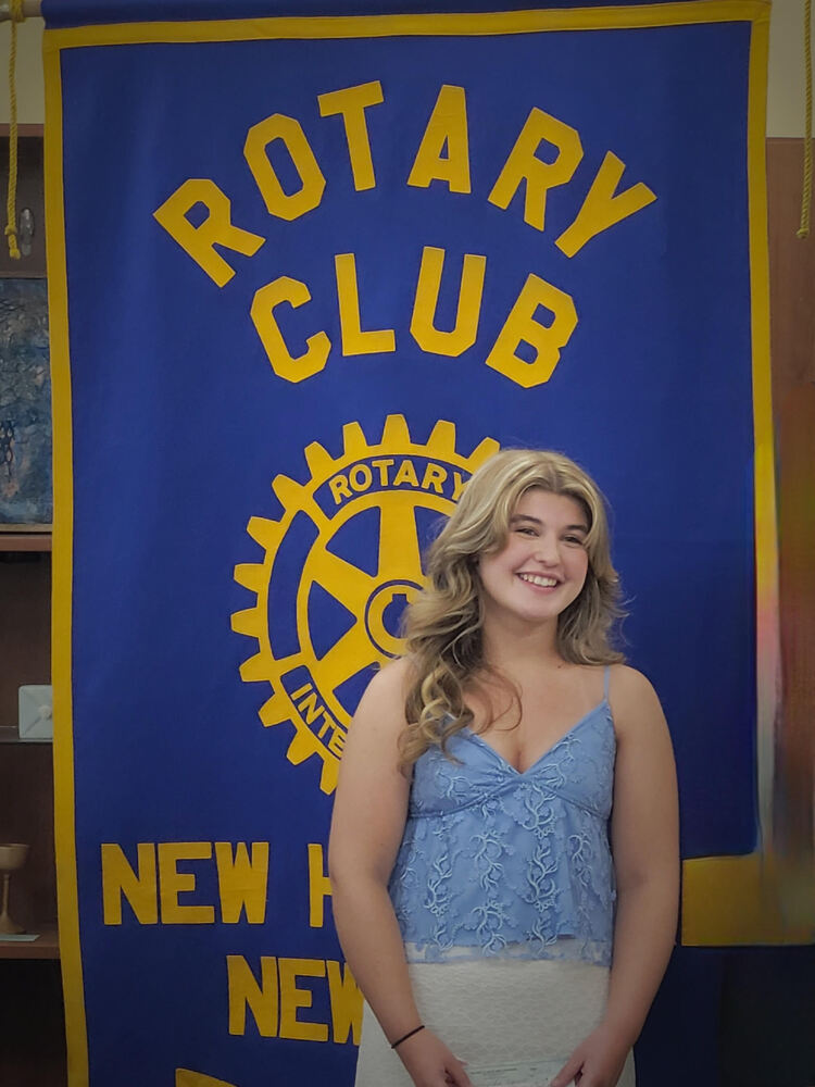 Leah Ingersoll Receives Award from the NH Rotary