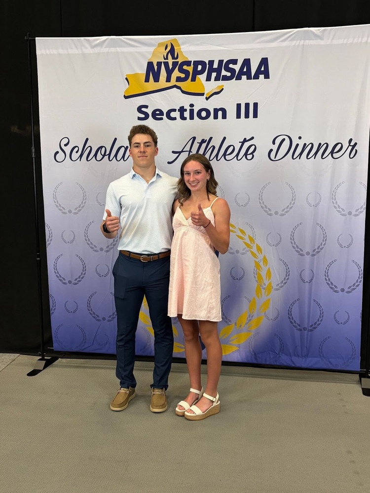 New Hartford Male and Female Scholar Athlete Representatives