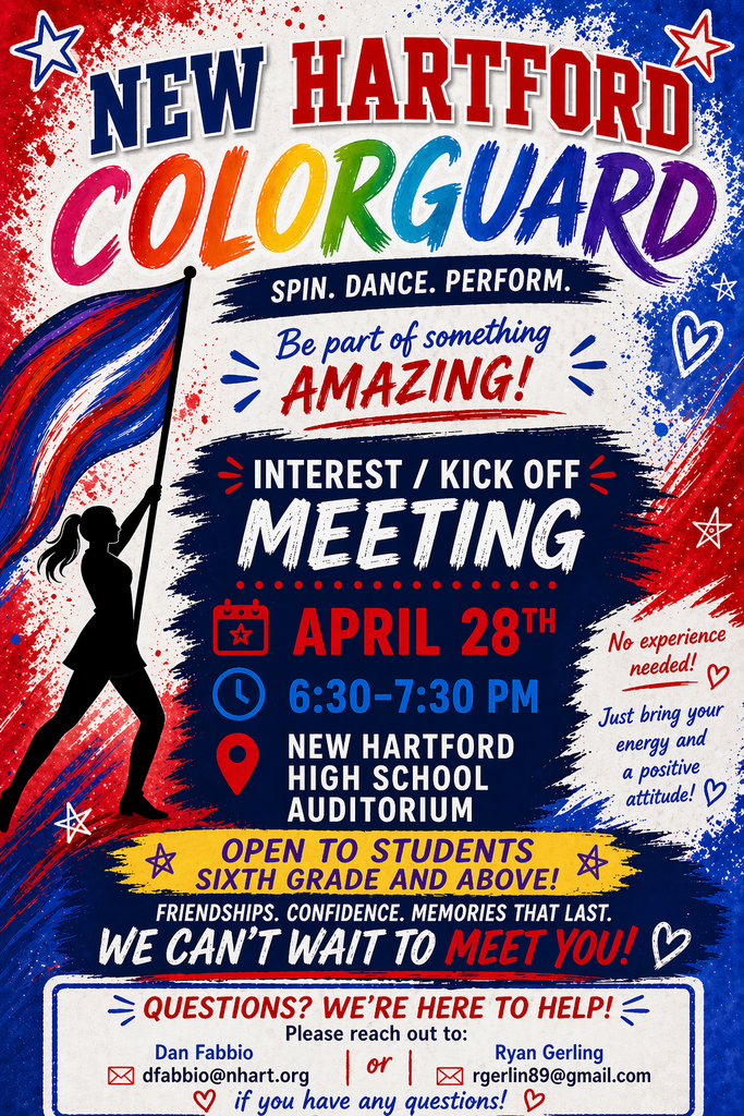 New Hartford Colorguard Interest / Kickoff Meeting!!!