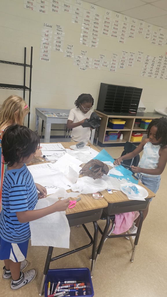 Summer School Students working hard