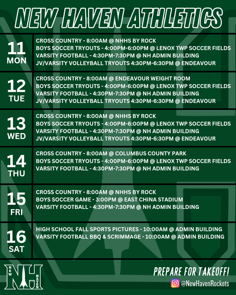 Tryout information