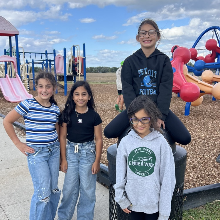 students on the playground 