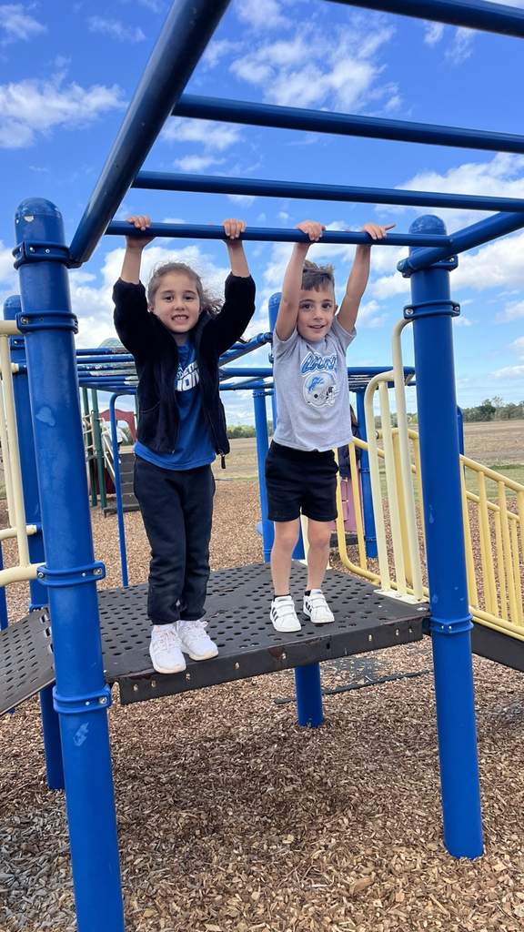 students on the playground
