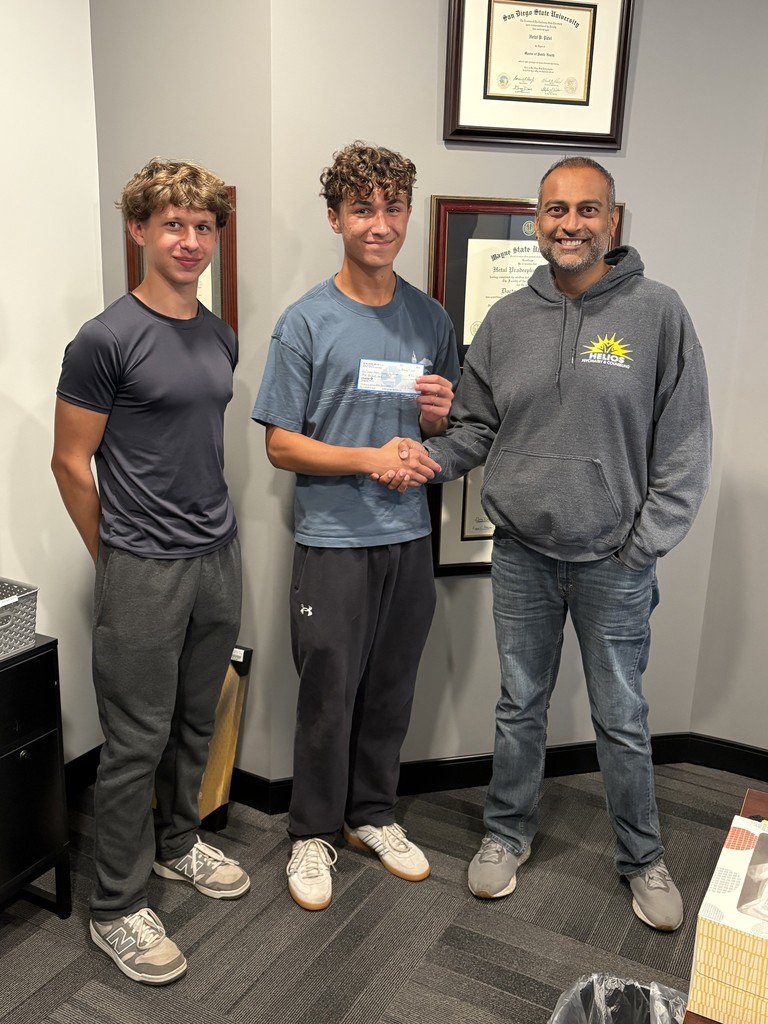 Doug and Max with Dr. Petel