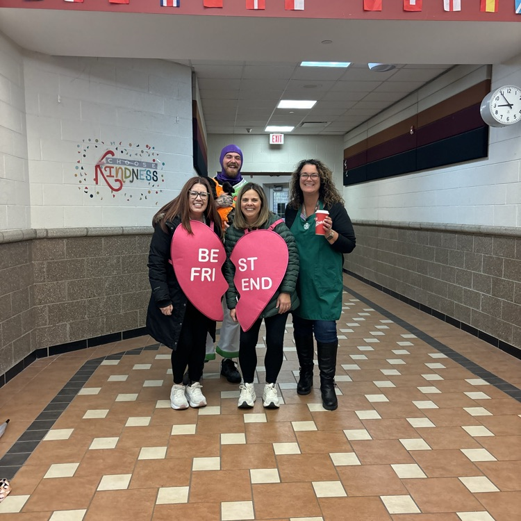 staff in Halloween costumes