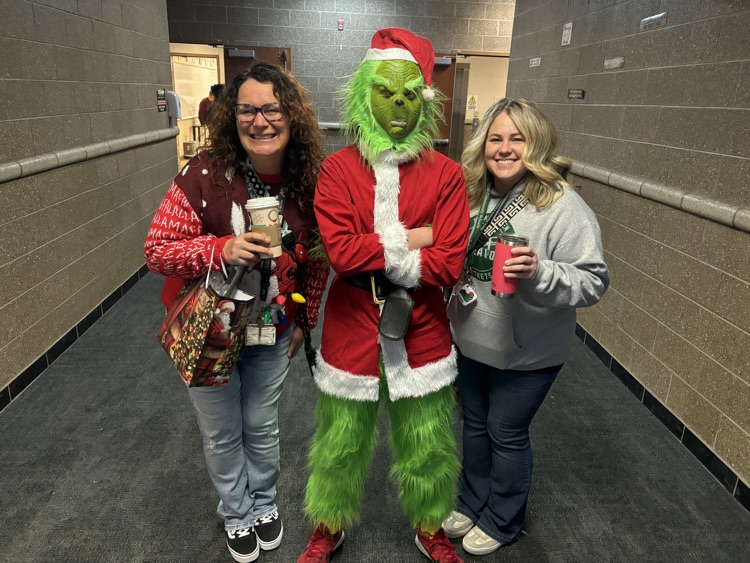 staff with grinch