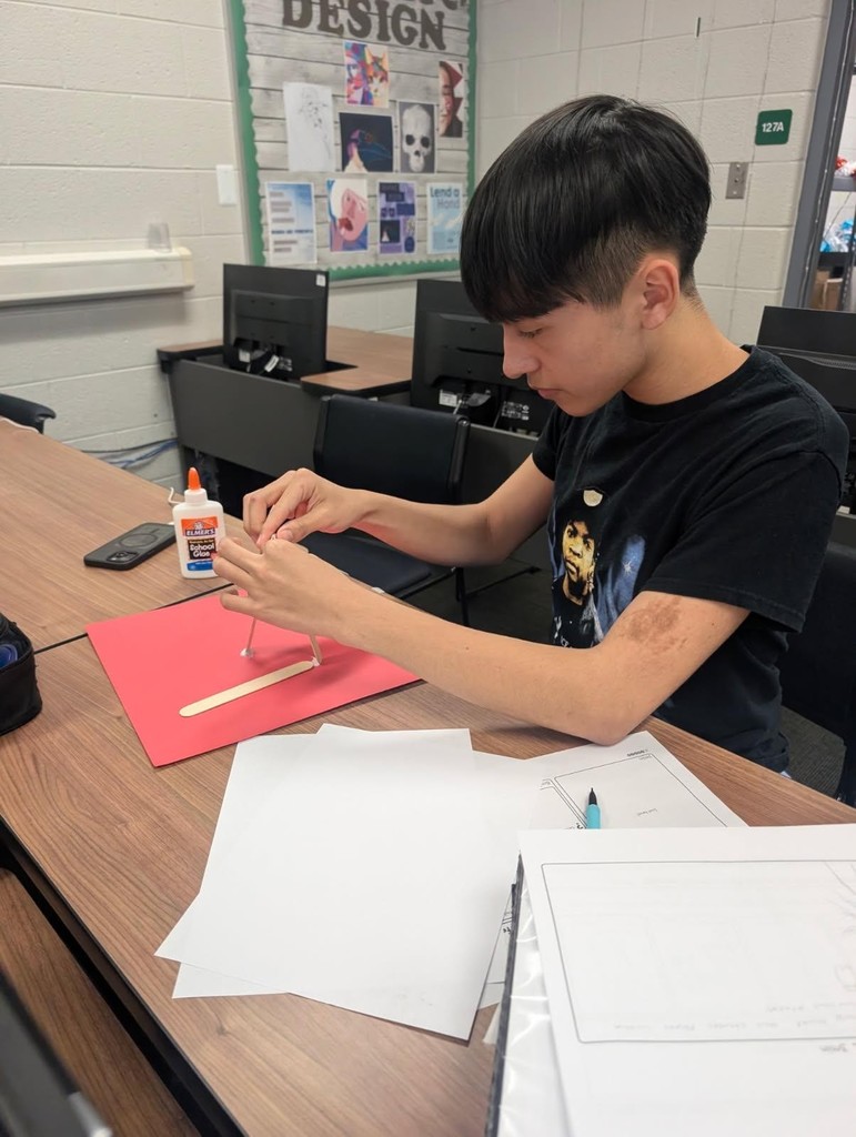 Ent students working