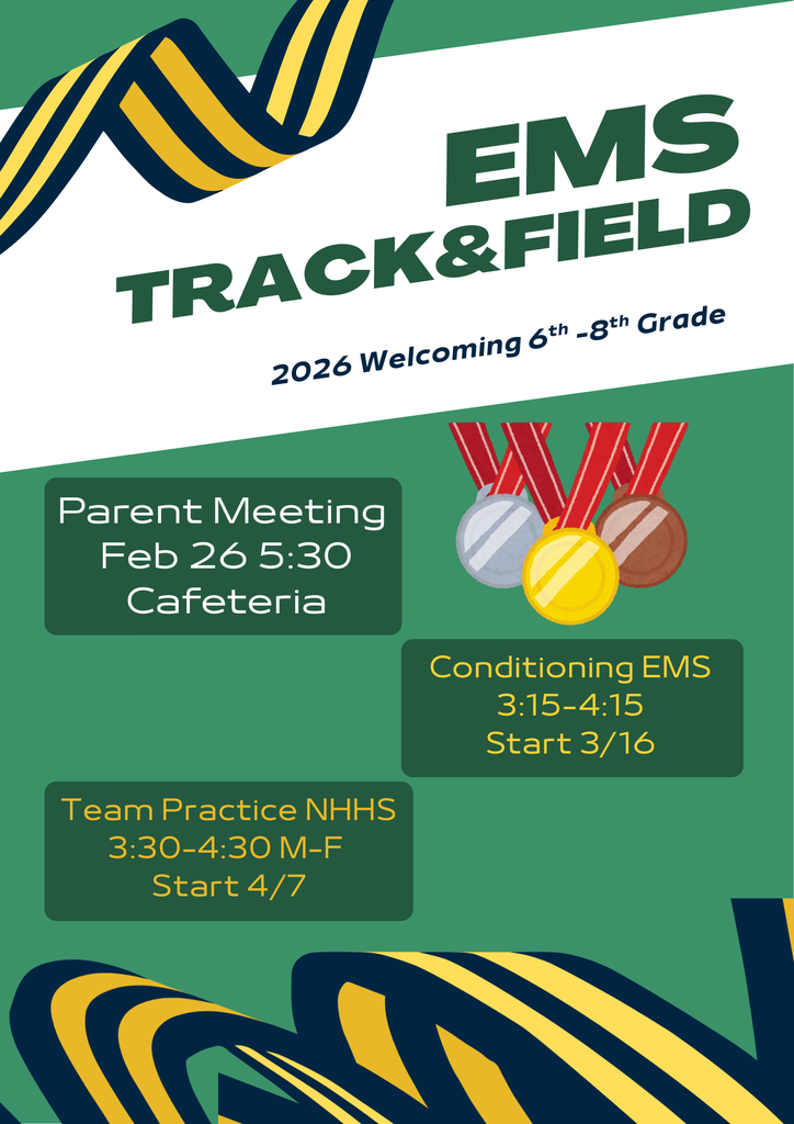 EMS track meeting flyer