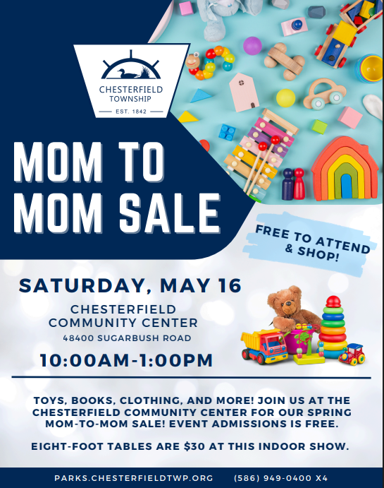 Mom to mom sale