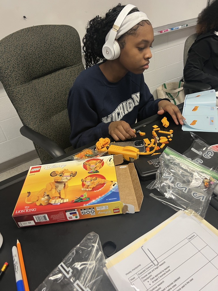 students and legos