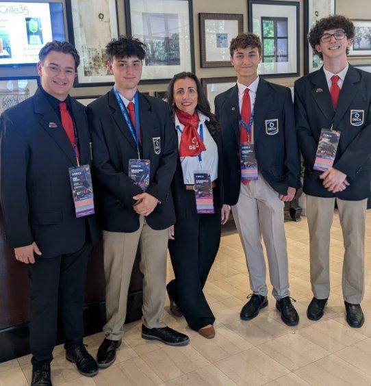 DECA students