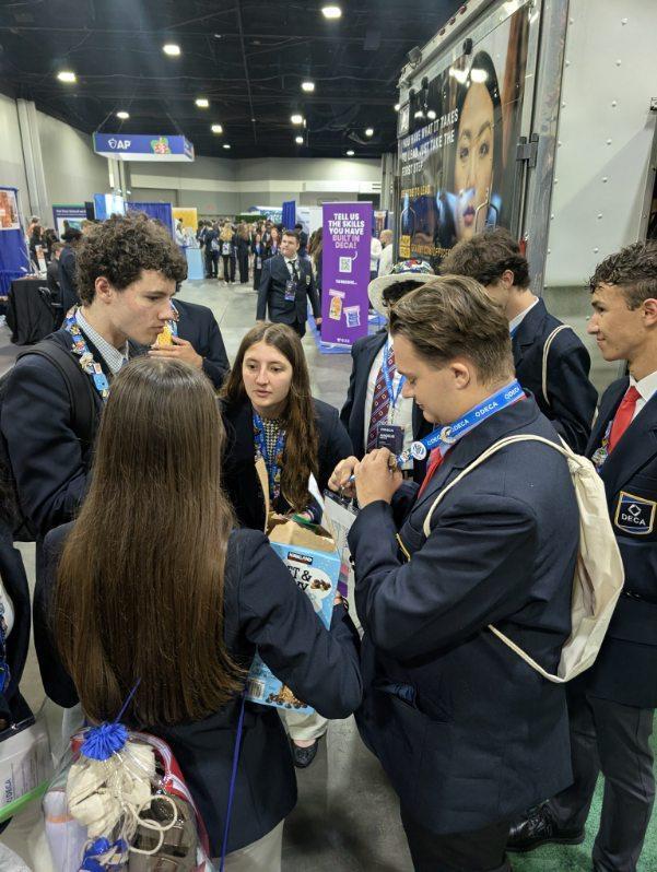 DECA students