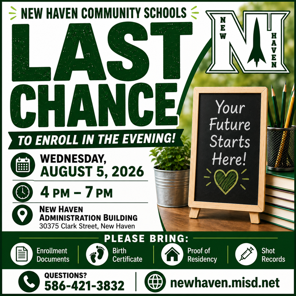 Enrollment event flyer